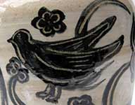 Detail from pot